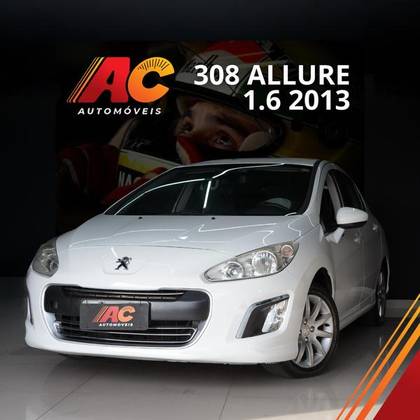 PEUGEOT 308 1.6 ALLURE 16V FLEX 4P MANUAL PEUGEOT 308 1.6 ALLURE 16V FLEX 4P MANUAL